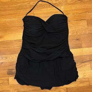 Size 16 Black one piece bathing suit